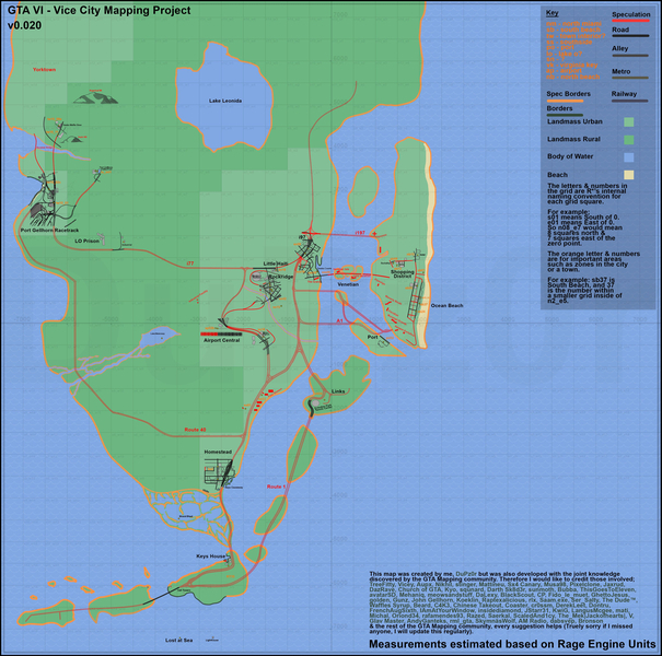  Последняя версия карты Grand Theft Auto VI, созданная пользователем DuPz0r 